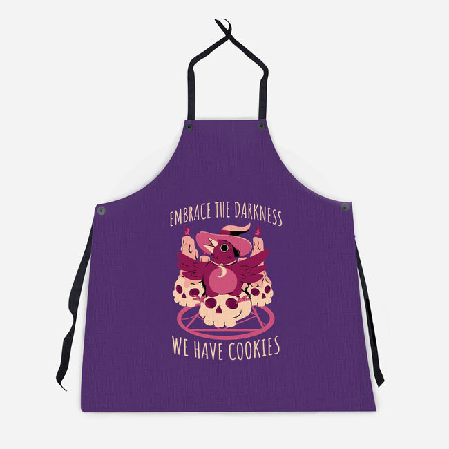 Embrace The Darkness-Unisex-Kitchen-Apron-FunkVampire