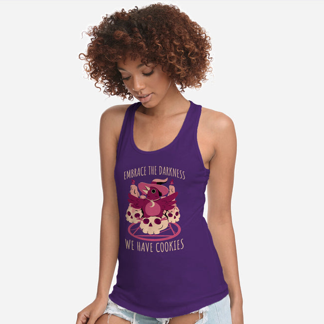 Embrace The Darkness-Womens-Racerback-Tank-FunkVampire