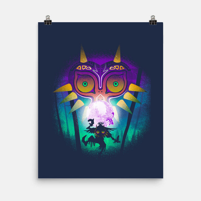 The Moon And The Mask-None-Matte-Poster-Donnie