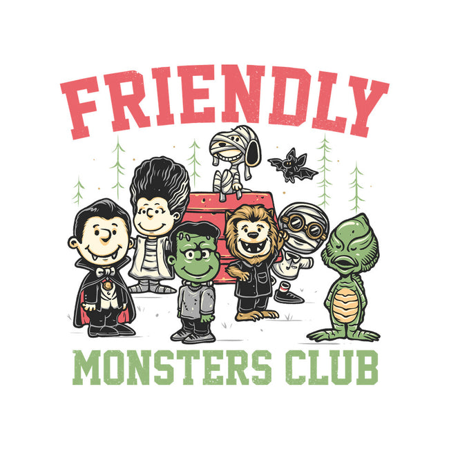 Friendly Monsters Club-Unisex-Basic-Tee-momma_gorilla