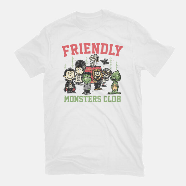 Friendly Monsters Club-Unisex-Basic-Tee-momma_gorilla