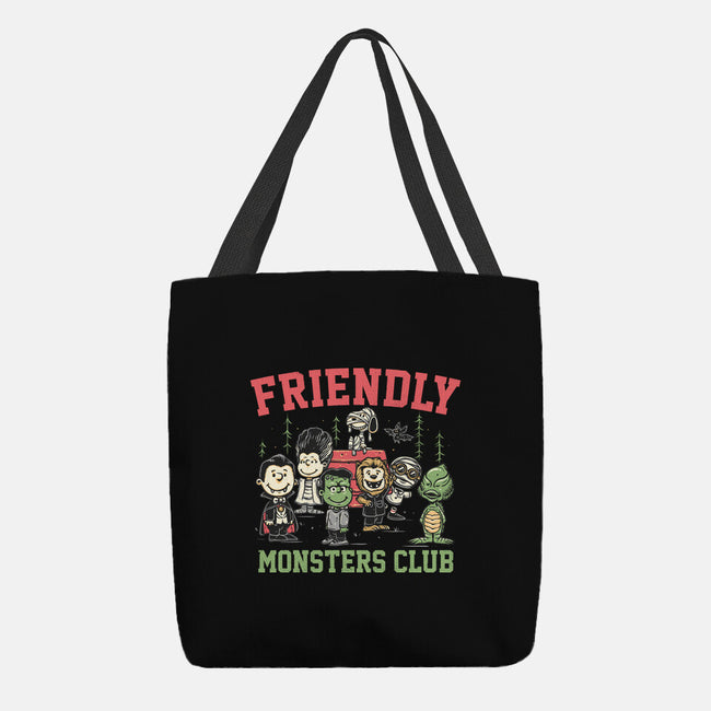 Friendly Monsters Club-None-Basic Tote-Bag-momma_gorilla