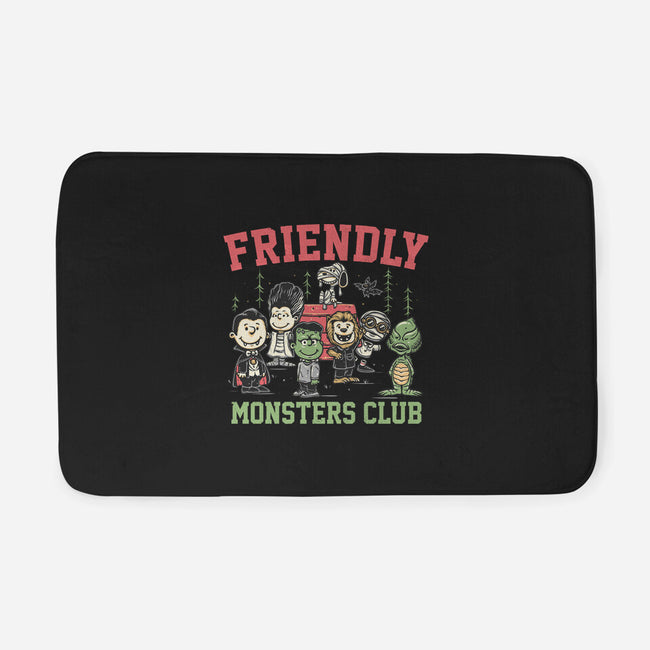 Friendly Monsters Club-None-Memory Foam-Bath Mat-momma_gorilla