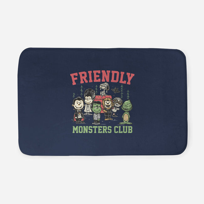 Friendly Monsters Club-None-Memory Foam-Bath Mat-momma_gorilla