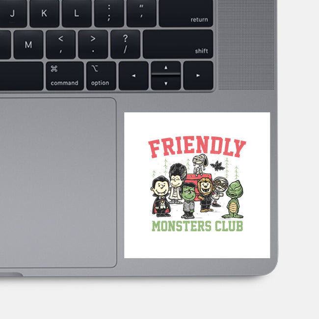 Friendly Monsters Club-None-Glossy-Sticker-momma_gorilla