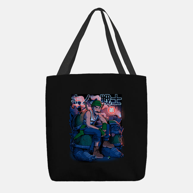 Green Mushroom Brother-None-Basic Tote-Bag-Bruno Mota