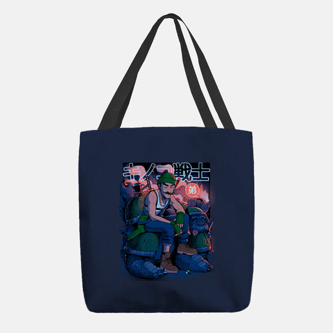 Green Mushroom Brother-None-Basic Tote-Bag-Bruno Mota