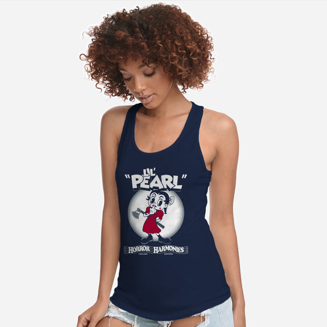 Lil Pearl-Womens-Racerback-Tank-Nemons