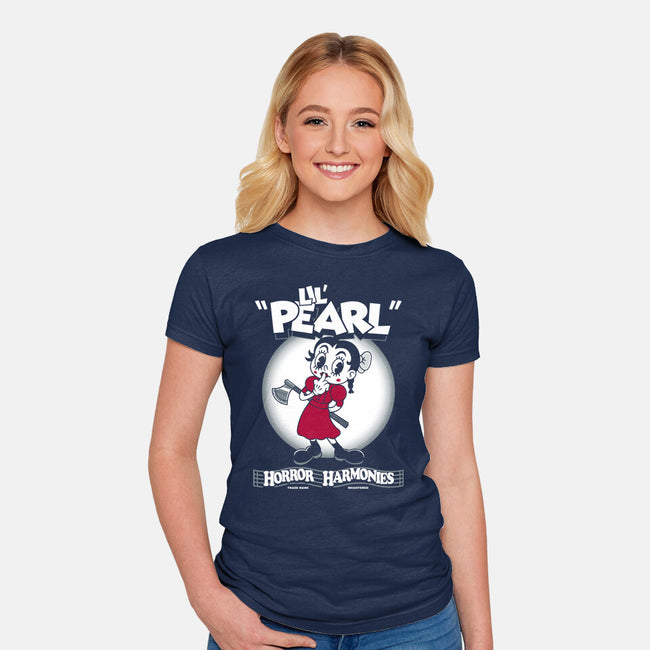 Lil Pearl-Womens-Fitted-Tee-Nemons