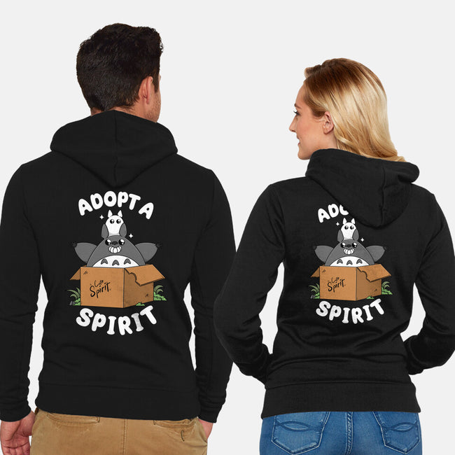 Adopt A Spirit-Unisex-Zip-Up-Sweatshirt-Tri haryadi