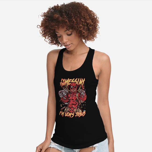 I'm The Messiah-Womens-Racerback-Tank-Nihon Bunka