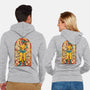 Blessed Beast-Unisex-Zip-Up-Sweatshirt-Hafaell