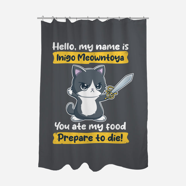 Inigo Meowntoya-None-Polyester-Shower Curtain-retrodivision