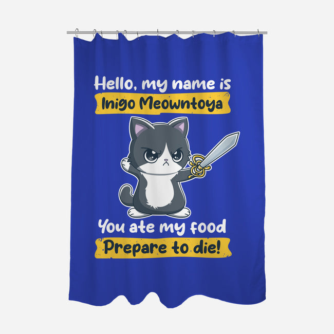 Inigo Meowntoya-None-Polyester-Shower Curtain-retrodivision