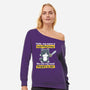 Inigo Meowntoya-Womens-Off Shoulder-Sweatshirt-retrodivision