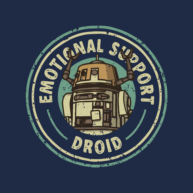 Emotional Support Droid-None-Fleece-Blanket-retrodivision