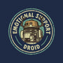 Emotional Support Droid-None-Removable Cover-Throw Pillow-retrodivision