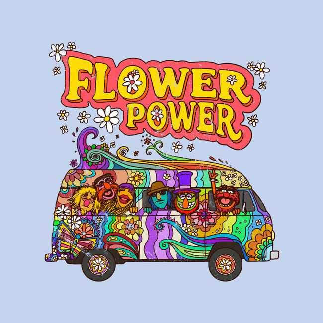 Flower Power Bus-None-Stretched-Canvas-drbutler