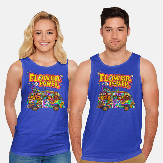 Flower Power Bus-Unisex-Basic-Tank-drbutler