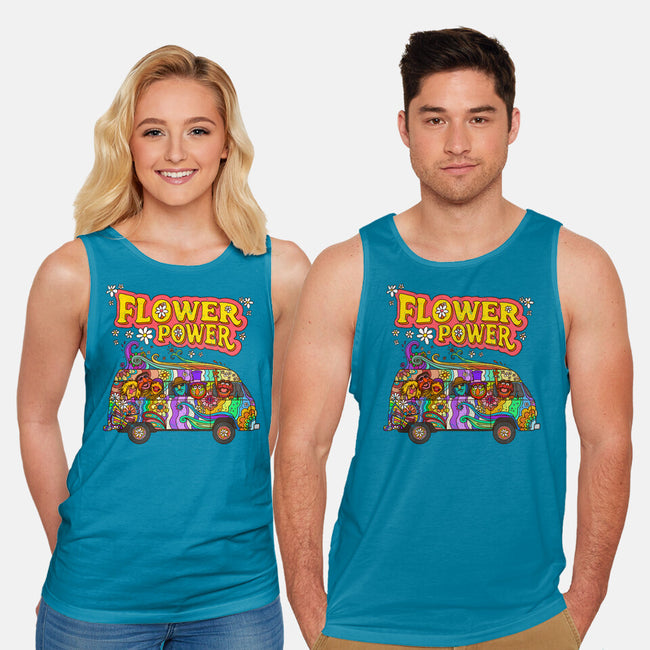 Flower Power Bus-Unisex-Basic-Tank-drbutler