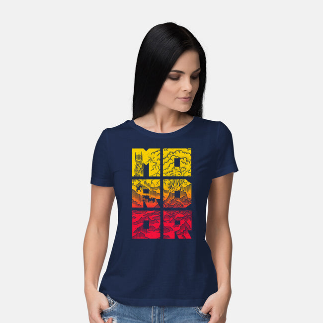 MORDOR-Womens-Basic-Tee-Aarons Art Room