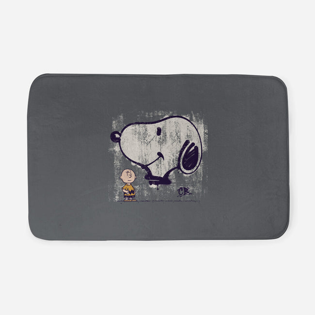 Friendly Graffiti-None-Memory Foam-Bath Mat-sebasebi