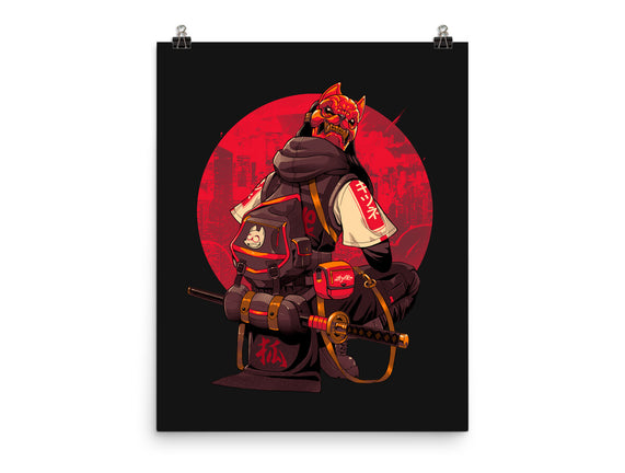 Red Kitsune Samurai