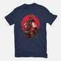 Red Kitsune Samurai-Unisex-Basic-Tee-Bruno Mota