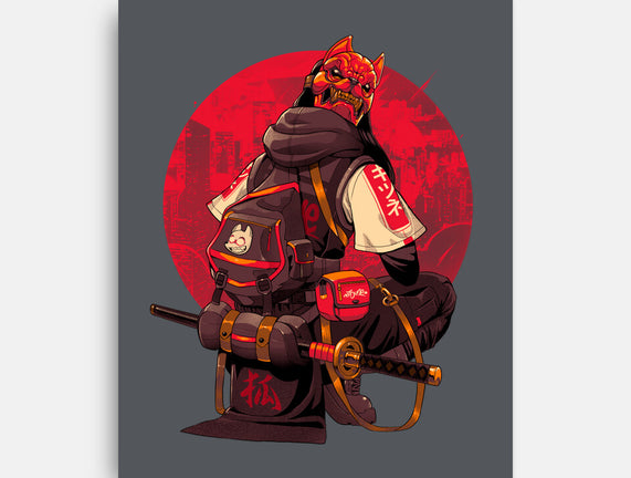 Red Kitsune Samurai