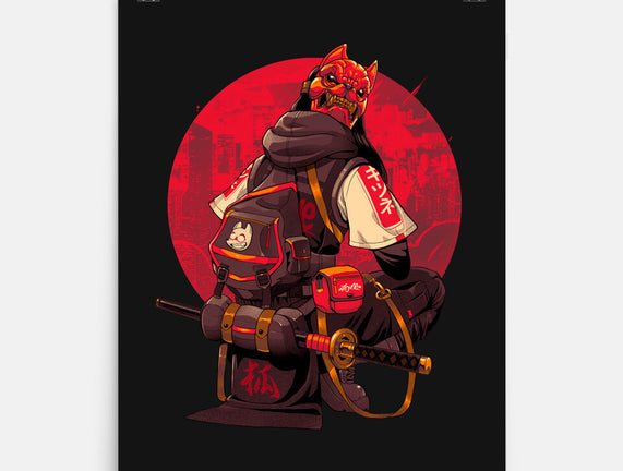 Red Kitsune Samurai