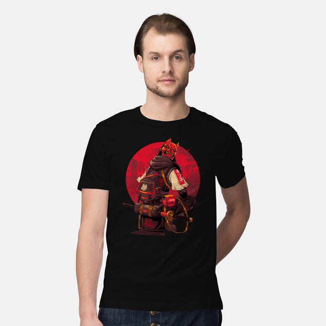 Red Kitsune Samurai-Mens-Premium-Tee-Bruno Mota