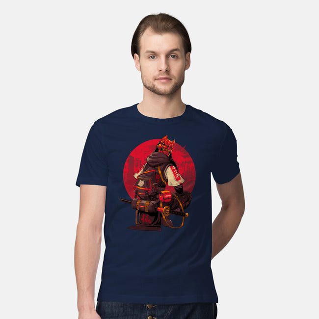 Red Kitsune Samurai-Mens-Premium-Tee-Bruno Mota