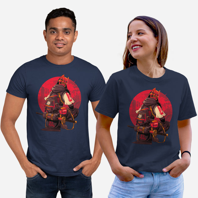 Red Kitsune Samurai-Unisex-Basic-Tee-Bruno Mota