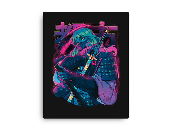 Cyber Neon Samurai