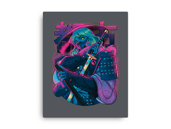 Cyber Neon Samurai