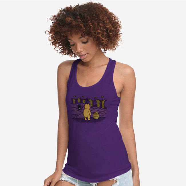 Bear Trap-Womens-Racerback-Tank-pigboom