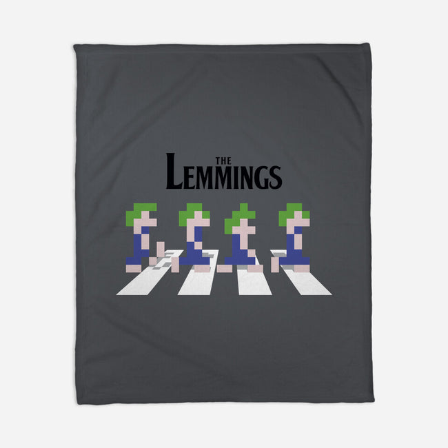 Lemmings Road-None-Fleece-Blanket-Olipop