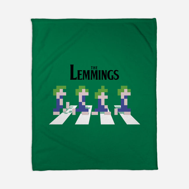 Lemmings Road-None-Fleece-Blanket-Olipop