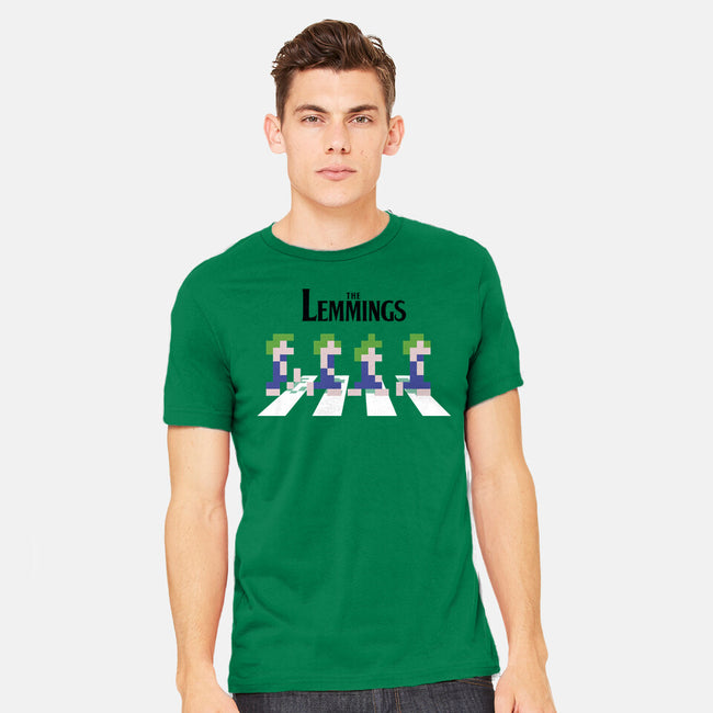 Lemmings Road-Mens-Heavyweight-Tee-Olipop