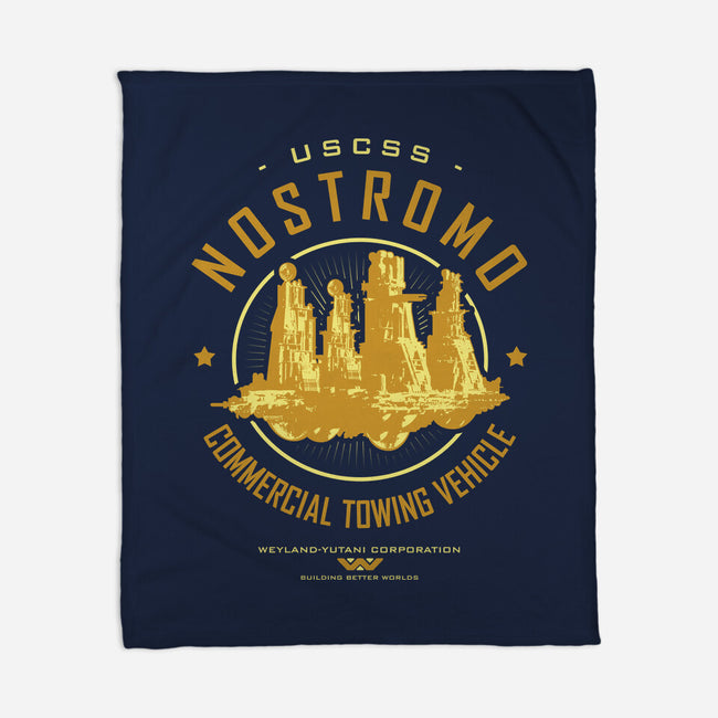 Nostromo Starfreighter-None-Fleece-Blanket-Olipop