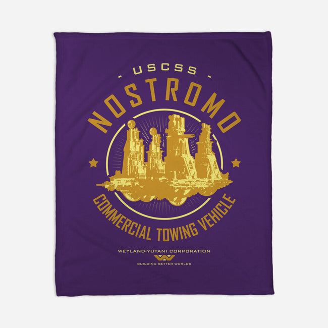 Nostromo Starfreighter-None-Fleece-Blanket-Olipop