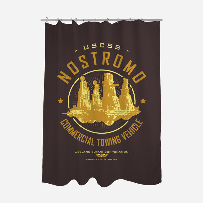 Nostromo Starfreighter-None-Polyester-Shower Curtain-Olipop