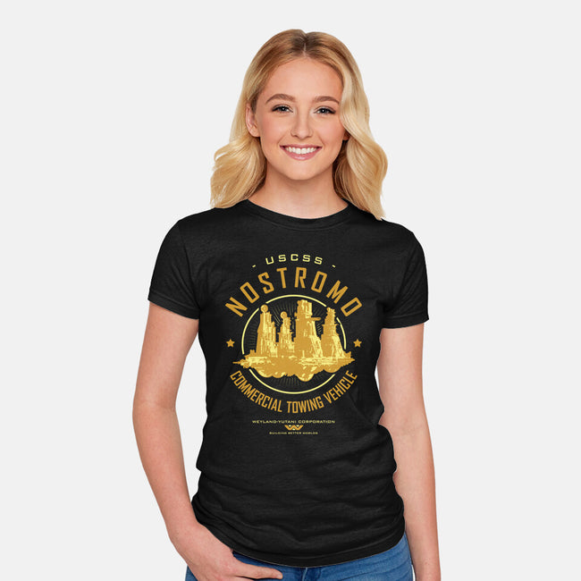 Nostromo Starfreighter-Womens-Fitted-Tee-Olipop