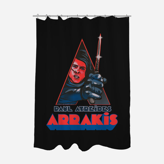 Clockwork Arrakis-None-Polyester-Shower Curtain-Samuel