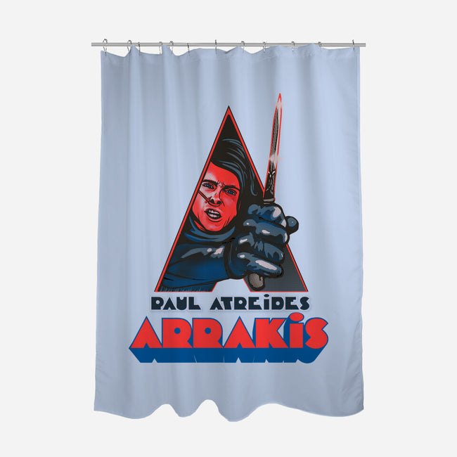 Clockwork Arrakis-None-Polyester-Shower Curtain-Samuel