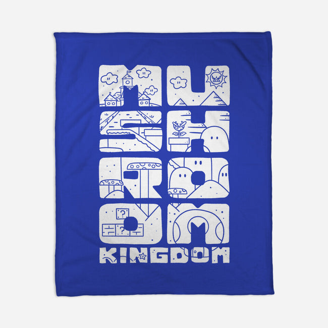 A Mushroom Kingdom-None-Fleece-Blanket-Aarons Art Room