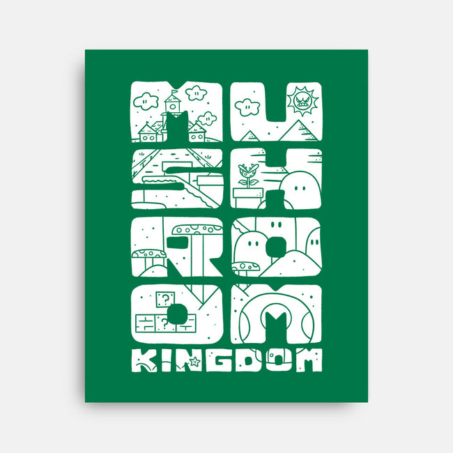 A Mushroom Kingdom-None-Stretched-Canvas-Aarons Art Room