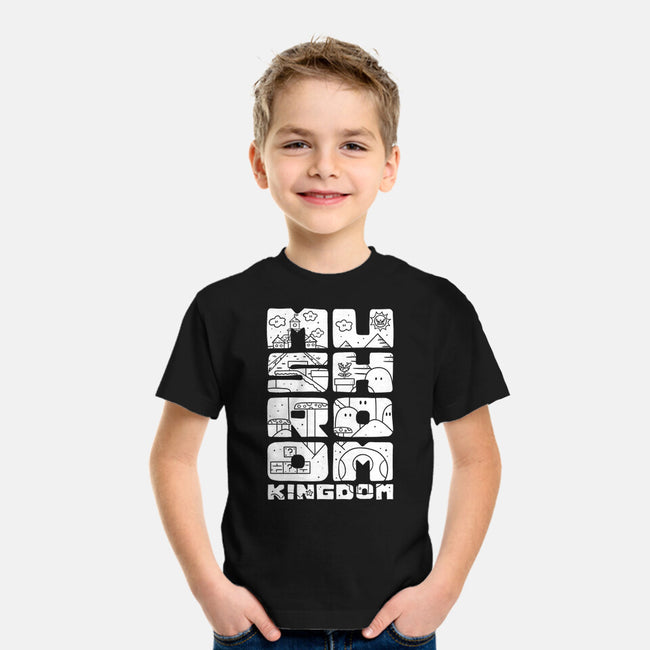 A Mushroom Kingdom-Youth-Basic-Tee-Aarons Art Room