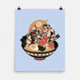 Noodle Fight-None-Matte-Poster-momma_gorilla