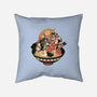 Noodle Fight-None-Removable Cover w Insert-Throw Pillow-momma_gorilla